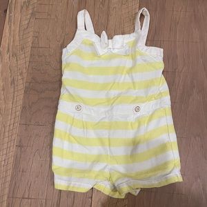 Janie and Jack striped romper
